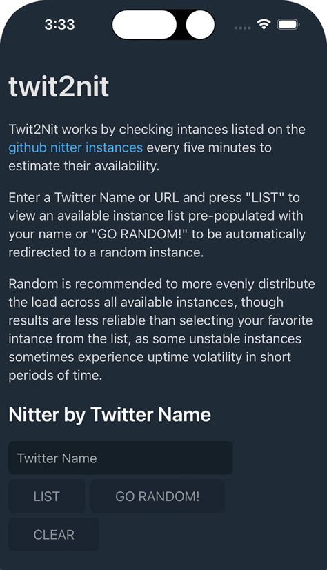 nitter health|twit2nit.